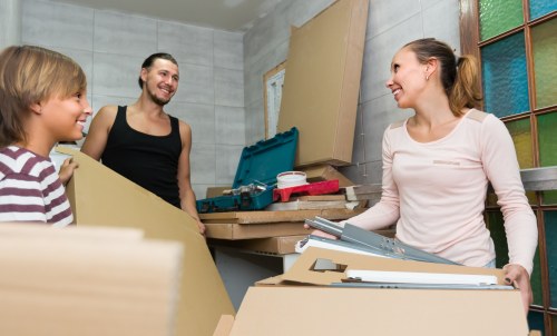 Removal team preparing for a safe house move in Greenwich