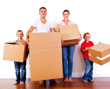 House removalists preparing furniture for a move in Greenwich