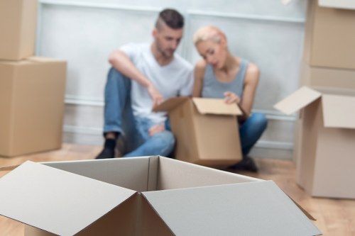 Business relocation storage and moving logistics in Greenwich