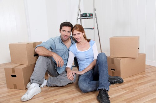 Business relocation process with organized loading and setup
