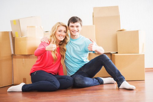 Greenwich commercial moving service handling office and retail items
